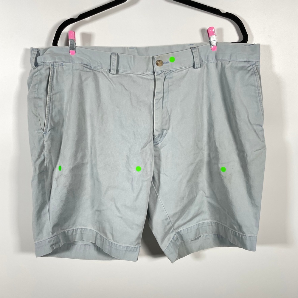 Polo Ralph Lauren Mens Light Blue Cotton Chino Shorts Size 42 100% Cotton
